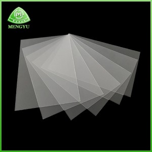 Πολύ διαφανές φύλλο PET πλαστικό φιλμ πλαστικό φιλμ πλαστικό πτυσσόμενο κουτί διαχωριστικό/hgh αντοχή στη θερμοκρασία