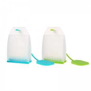 Τσάι σιλικόνης, χαλαρό φύλλο φίλτρου τσάι φίλτρο τσάντες