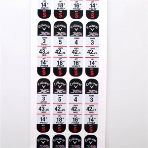 Γκολφ club προσαρμοσμένες ετικέτες