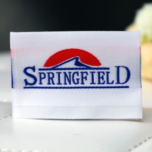 Υποστήριξη προσαρμοσμένων ειδών ένδυσης υφασμένα ετικέτες