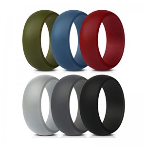 Εργοστασιακή πρίζα, προσαρμοσμένα δαχτυλίδια σιλικόνης για τους άνδρες, το γάμο bnad