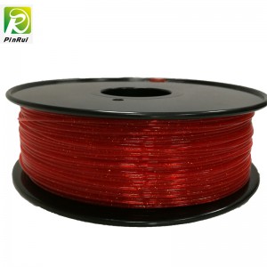 Pinrui 3D εκτυπωτή 1.75mm pla που λάμπει αφρώδη glitter νήμα για τον εκτυπωτή 3D