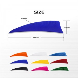 Elongarrow 172313 3inches Shield Τουρκία φτερό για τα βελανίδια βέλη