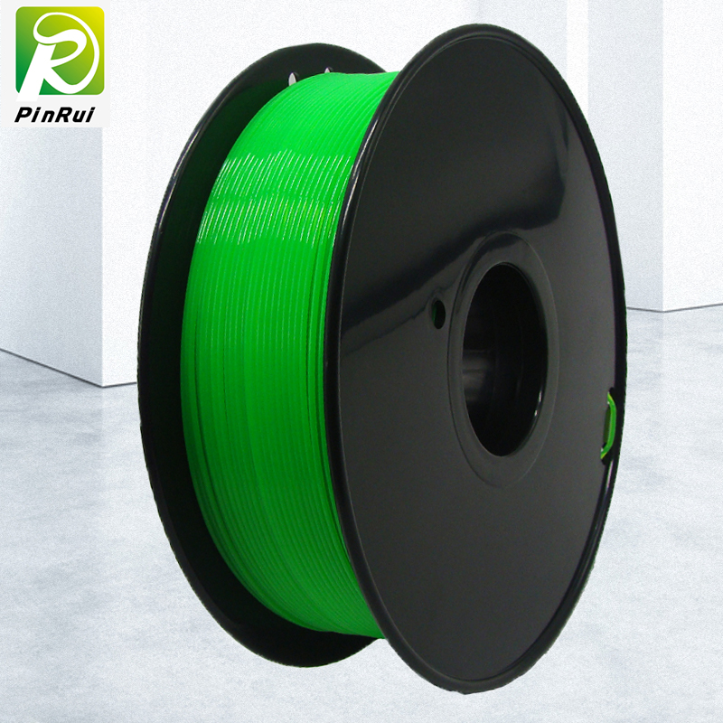 Pinrui υψηλής ποιότητας 1kg 3d PLA εκτυπωτή πυρκαγιάς πράσινο χρώμα
