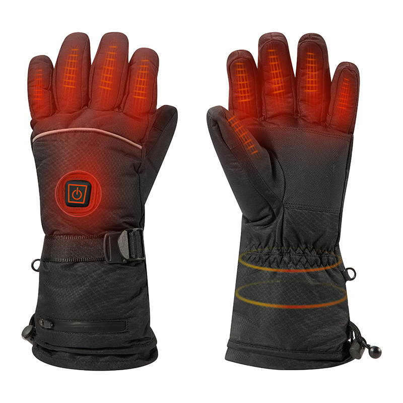 Unisex μπαταρία θερμαινόμενα γάντια, ηλεκτρικά θερμαινόμενα επαναφορτιζόμενα γάντια για τη χειμερινή μοτοσικλέτα
