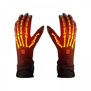 Νέα τάση unisex ηλεκτρική μπαταρία θερμαινόμενα γάντια, επαναφορτιζόμενα γάντια θερμότητας