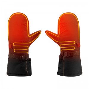 2200mAh χειμωνιάτικα ηλεκτρικά δερμάτινα γάντια, αδιάβροχα γάντια θέρμανσης για ψάρεμα