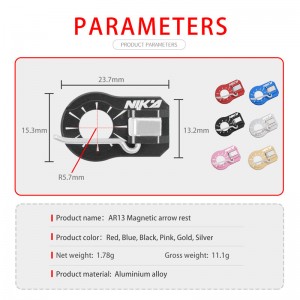 Elongarrow 25AR13 Τοξοβολία Recurve Bow Αλουμινίου βέλος ανάπαυσης