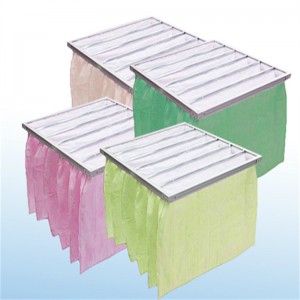 Φίλτρο φίλτρου F5-F9 Pocket Pocket Φίλτρο αέρα HVAC για καθαρό χώρο