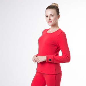 Πλήρης ρύθμιση θέρμανσης εσώρουχα, φορητή μπαταρία θερμαινόμενη μακρά εσώρουχα για θέρμανση του σώματος