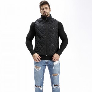 5V Επαναφορτιζόμενη μπαταρία Επαναφορτιζόμενη θέρμανση, ηλεκτρικό θερμαινόμενο γιλέκο για άνδρες