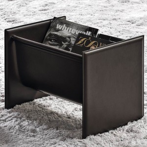 Ιταλικό μινιμαλιστικό κέντρο σχεδιασμού Τελικό τραπέζι Χαμηλό ύψος Μοντέρνο μαρμάρινο κορυφαία τετράγωνο δερμάτινο τραπέζι κα...