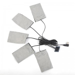 Κατασκευαστής υψηλής ποιότητας 5V 7.4V ηλεκτρικές ίνες άνθρακα για μπουφάν ενδυμάτων