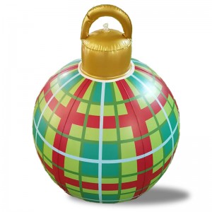 Χριστουγεννιάτικες φουσκωτές μπάλες διακόσμησης, Χριστουγεννιάτικο PVC φουσκωτά κρεμαστά στολίδια