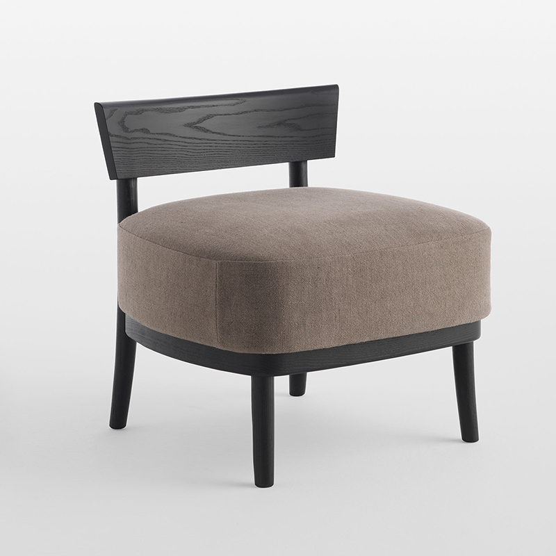 Μοντέρνα έπιπλα σχεδιασμού που ταπετσαρισμένα στο σπίτι σαλόνι ξύλινο πλαίσιο προφορά ενιαία καρέκλα καναπέδων
