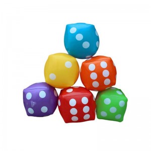 Προσαρμοσμένο φουσκωτό ζάρια Μεγάλη ανατίναξη κύβος, διακόσμηση πάρτι πισίνας