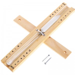 Ρολόι κλεψύδρας σάουνας, σάουνα κλεψύδρα, εξοπλισμός σάουνας 15 λεπτά ξύλου σάουνα κλεψύδρα ρολόι άμμου Χρονοδιακόπτη για αίθουσ...