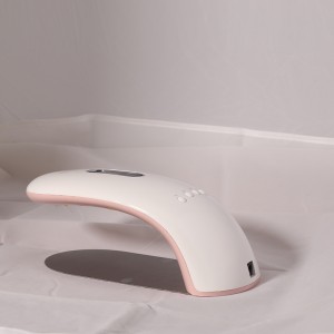 Η γυναίκα μπορεί να κρατήσει το μισό λάμπα της θεραπείας του ουρανού ουράνιο τόξο 2