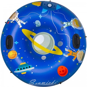 Χειμερινές υπαίθριες παιγνίδι γονέων-παιδιού παχιά ανθεκτικό στο κρύο χώρο φουσκωτό χιονισμένο σωλήνα