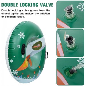 Φουσκωτά σωλήνες χιονιού για έλκηθρο βαρέως τύπου, έλκηθρα χιονιού για παιδιά και ενήλικα, έλκηθρο παιδιών με πυθμένα