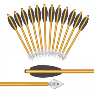 Elongarrow 160mm βέλη αλουμινίου για το πιστόλι Crossbow Outdoor Hunting