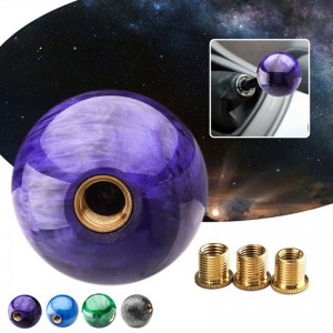 Universal Manual Racing Adaptation Adaptation Gear Shift Knob Resin Ball Head με προσαρμογείς χαραγμένο κουμπί αλλαγής ταχυτήτων και προσαρμοσμένο χονδρικό έθιμο