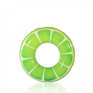 Πράσινο PVC Beach Party Party Poil Forbatable Fruit Swimming Ring