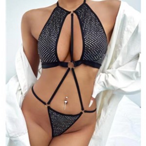 Σέξι στρίψιμο σλιπ με το ύφασμα Shining Sequine για σέξι bustiers