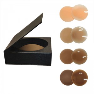 Ανθεκτικό στρογγυλό σχήμα συγκολλητικό κάλυμμα σιλικόνης σουτιέν