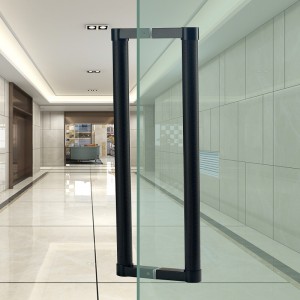 SS-022 Υψηλής ποιότητας διπλής όψεως knurled στρογγυλό galss πόρτα τράβηγμα, ανοξείδωτο χάλυβα σύγχρονη πόρτα εισόδου λαβής τραβήξτε, ματ...