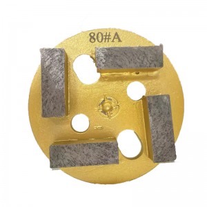 Zhongheng δίσκο DiamondInding Disc/concrete μεταλλικό λειαντικό δίσκο 80#