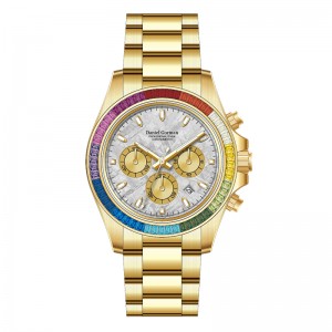 Πολυτελές ρολόι από ανοξείδωτο χάλυβα quartz watchdg9003