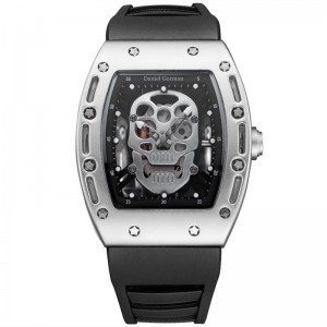 Το χαλαζία του Skull Men Men \\\\ Watch Daniel Gorman Go11 Creative Dial Watch For Men Rock Gold Life Watproof Men \\\\ Watches Sports Style