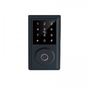 3002 Smart Lock για μπροστινή πόρτα με πληκτρολόγιο οθόνης αφής και δακτυλικά αποτυπώματα, ηλεκτρονική έξυπνη κλειδαριά πόρτας Deadbolt