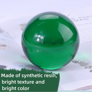 χύδην 40 50mm Στερεό στρογγυλό διαφανές μικρό juggling κόκκινο μπλε ημιδιαφανές σφαίρες μπάλες ακρυλικό κρυσταλλικό σφαιρίδιο