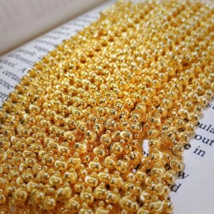 Βραχιόλι με χρυσό χάντρα 18K έτοιμο για αποστολή