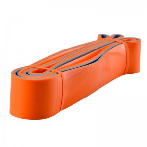 Ζώνη αντίστασης δύο χρωμάτων τραβούν τις ζώνες αντίστασης βαρέως τύπου κινητικότητα και μπάντες άσκησης powerlifting ιδανικά για γυμν...