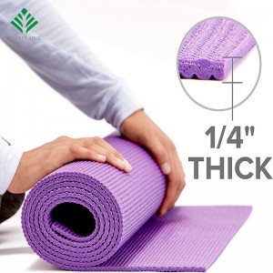 Premium Yoga Mat με σφεντόνα Carrier Mat Yoga, Teal, 72 ιντσών x 24 ιντσών x 1/4 ίντσες πάχους