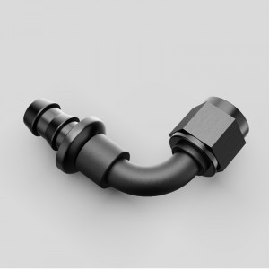 Στελέχος σωλήνα περιστροφής κλειδώματος και ώθηση στη σύνδεση κράματος αλουμινίου Barb