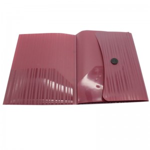 A4 μέγεθος PP πλαστικό κουμπί Έγγραφο για το σχολείο και το γραφείο