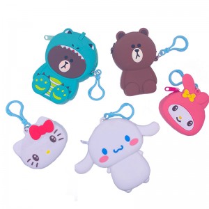 Χαριτωμένοι και μικροί χαρακτήρες χαρτοκιβωτίων σιλικόνες σίκαλα για παιδιά