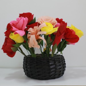 Χαρτί κρέπας για λουλούδι