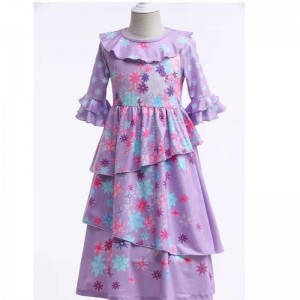 Καρναβάλι Cosplay Παιδιά Κορίτσια Κορίτσια Encanto Madrigal ρούχα Απόκριες κοστούμια φόρεμα Mirabel