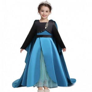 Κοστούμια Coronation Queen New Elsa 2 Κορίτσι φόρεμα Elsa Dress Up for Children HCGD-035