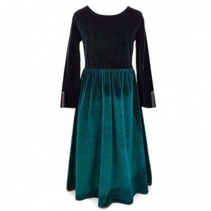 Μικρά κορίτσια καρναβάλι cosplay κοστούμι βασίλισσα Elsa Anna ντύνονται με μανδύα hcgd-038