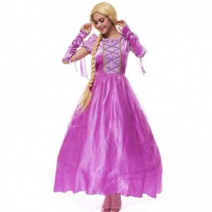 2022 Απόκριες κοστούμι Cosplay Γυναίκες Rapunzel Ενηλίκων Πριγκίπισσα Σόφια Κοστούμι HCRS-013