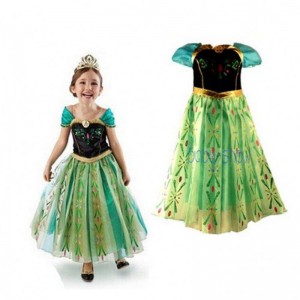 Fancy Baby Frocks Elsa Κοστούμι Χριστουγεννιάτικα Απόκριες Φορέματα για παιδιά