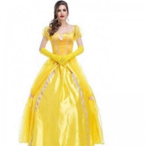 Cosplay belle πριγκίπισσα φόρεμα φορέματα για την ομορφιά και το θηρίο γυναικεία κοστούμια ρούχων