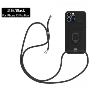 Το νέο προϊόν είναι κατάλληλο για το Apple iPhone14Pro Max Προστατευτικό κάλυμμα, το Push Window Type Sepension Rope Anti-Collision Mobile Phone προστατευτικό κάλυμμα