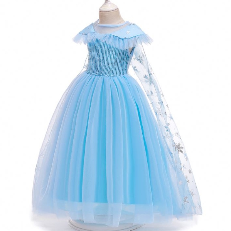 Baige νέο προϊόν πριγκίπισσα κοστούμι παιδιά μεταμφίεση elsa anna μόδα κορίτσι κοστούμι κόμμα φόρεμα κορίτσια